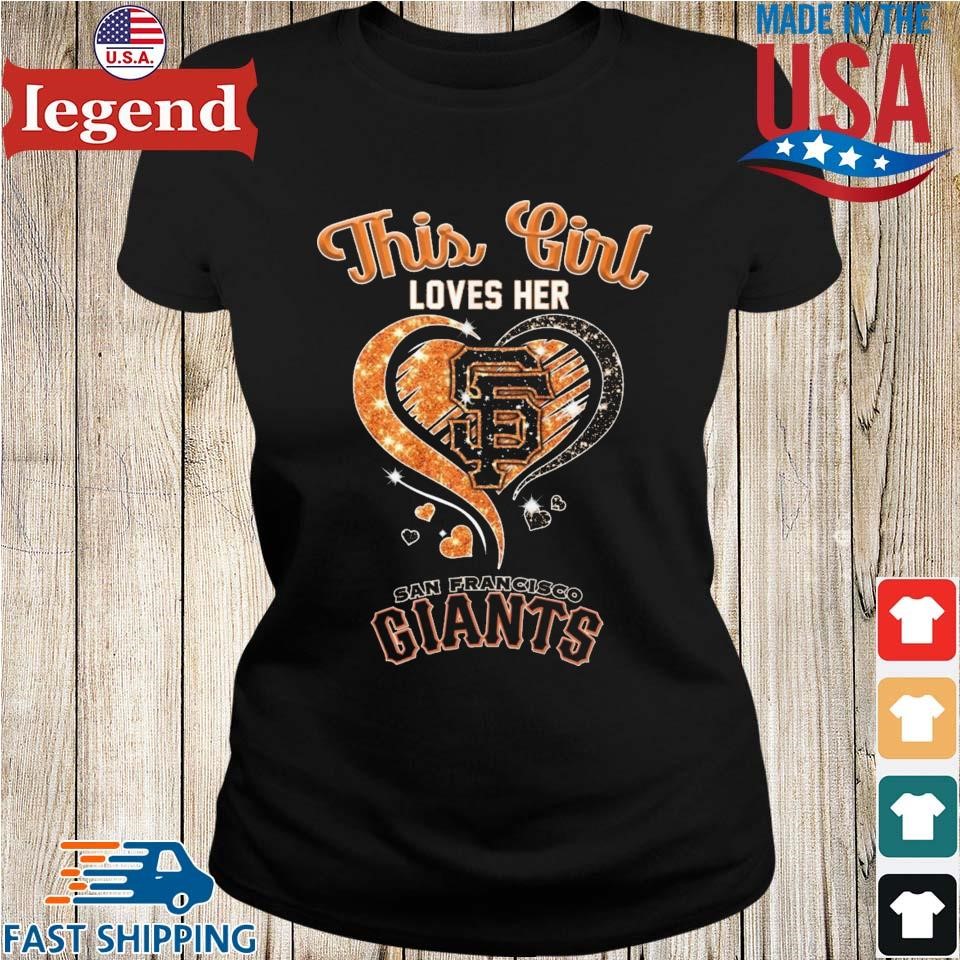 Heart This Girl Love San Francisco Giants Shirt, hoodie, sweater