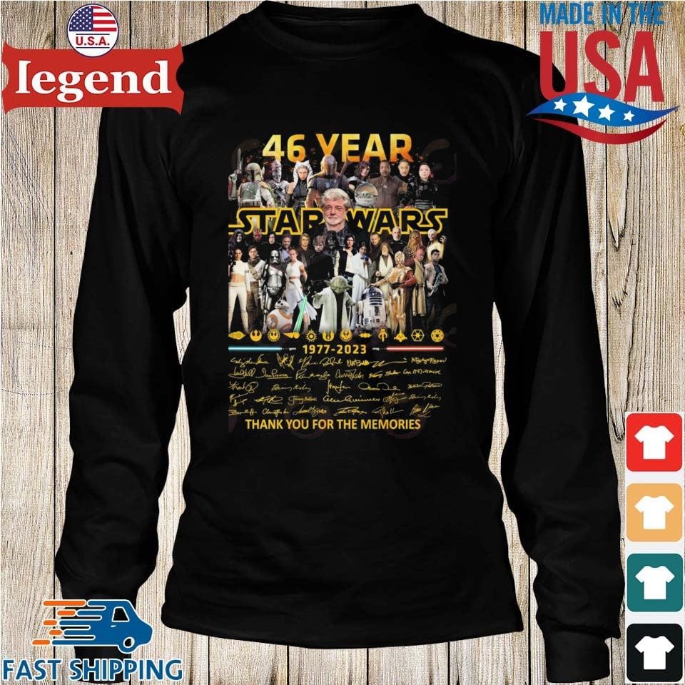 46 Years Star Wars Thank You For The Memories Shirt, hoodie