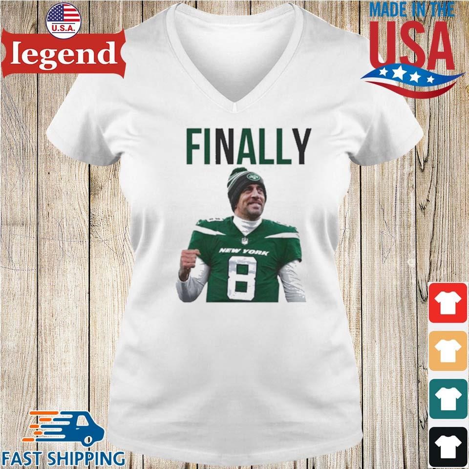 Aaron Rodgers 8 NY Jets football shirt, hoodie, sweater, long