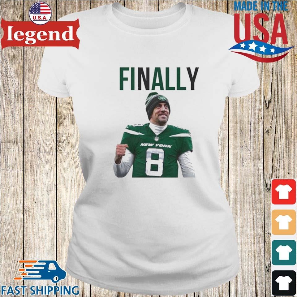 Aaron Rodgers New York Jets jerseys, shirts up for pre-order now