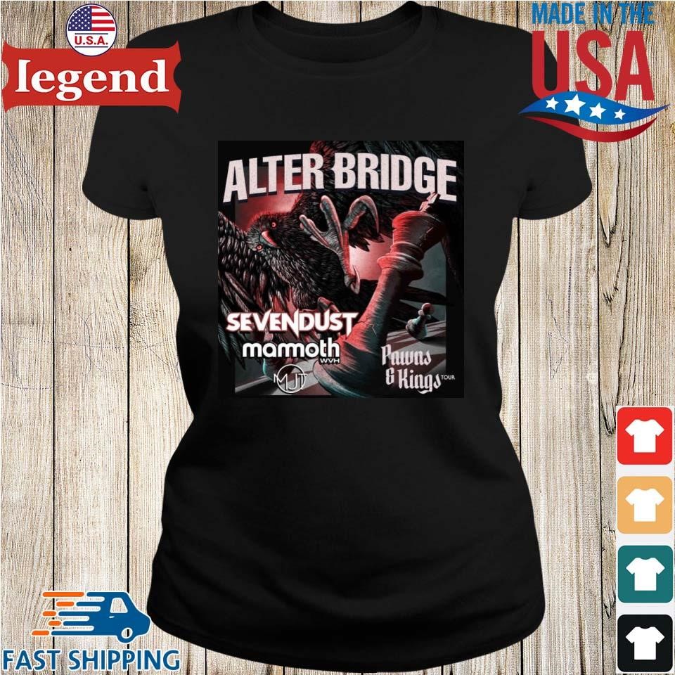 Alter Bridge, Sevendust And Mammoth Wvh - Pawns And Kings Tour 2023 Merch,  Alter Bridge Tour 2023