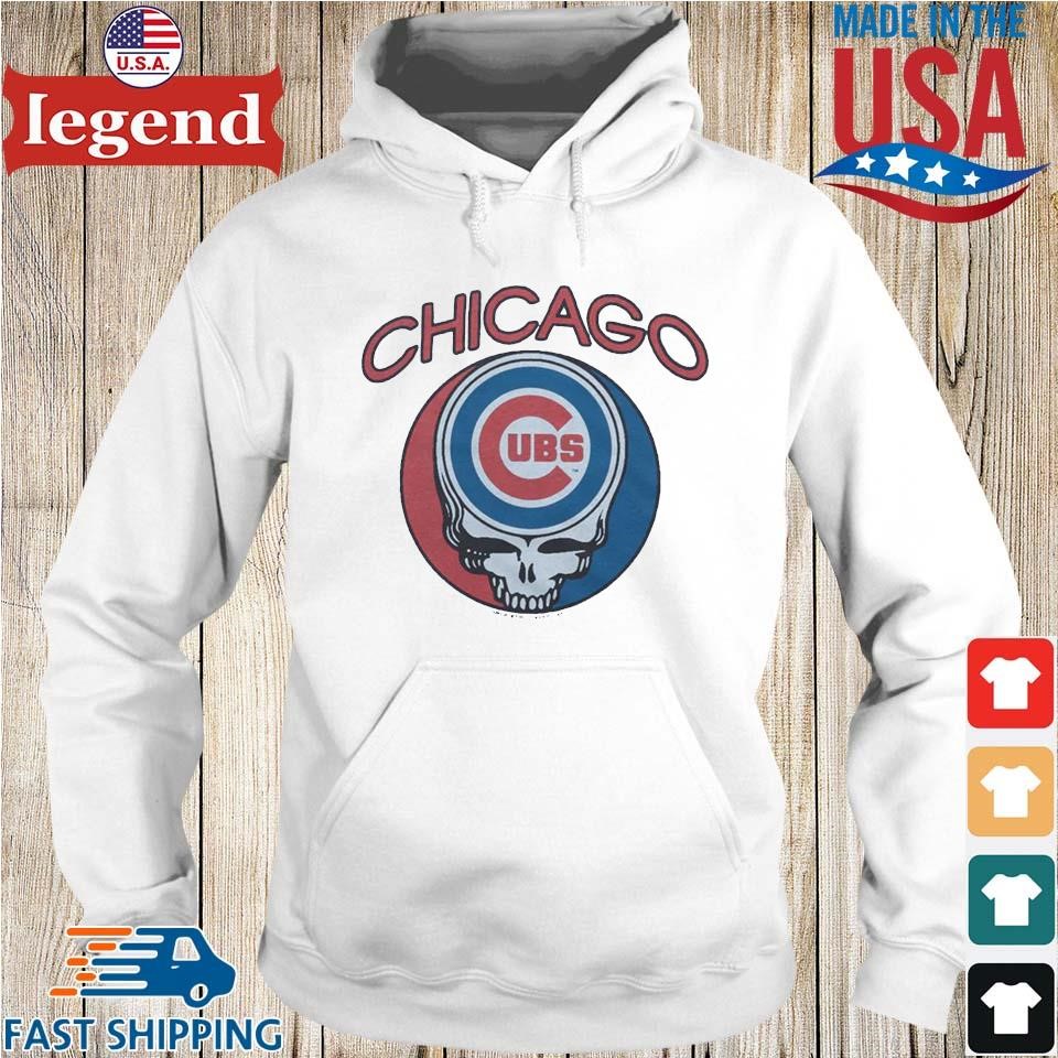 Chicago cubs homage grateful dead tri blend shirt, hoodie, sweater, long  sleeve and tank top