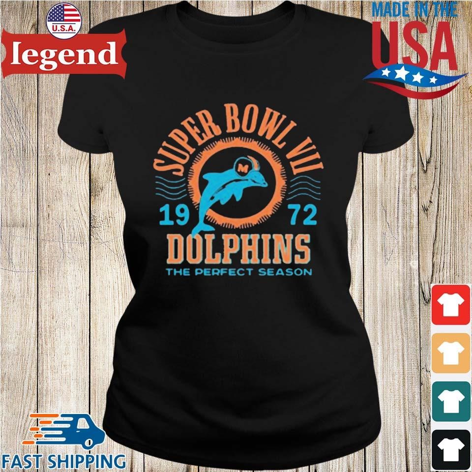 Dolphins 1972 Perfect Season  Retro Miami Dolphins T-Shirt – HOMAGE