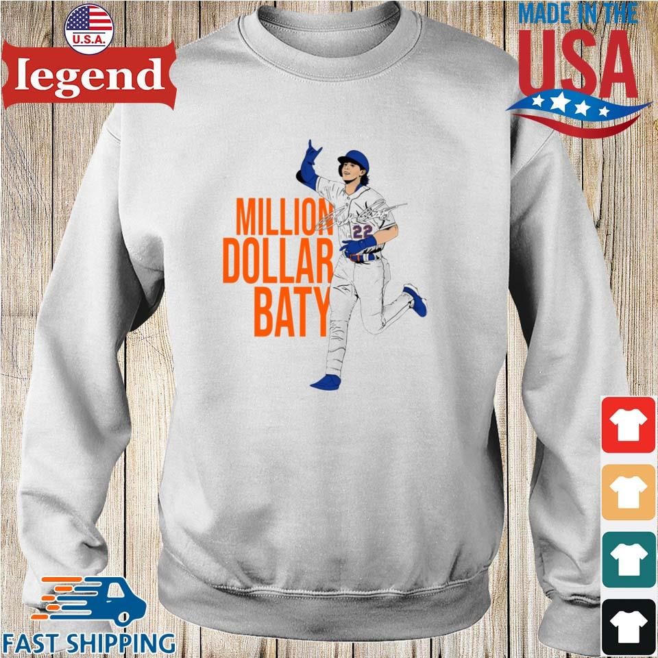 In The Clutch Apparel Merch Brett Baty Mlbpa Million Dollar Baty T