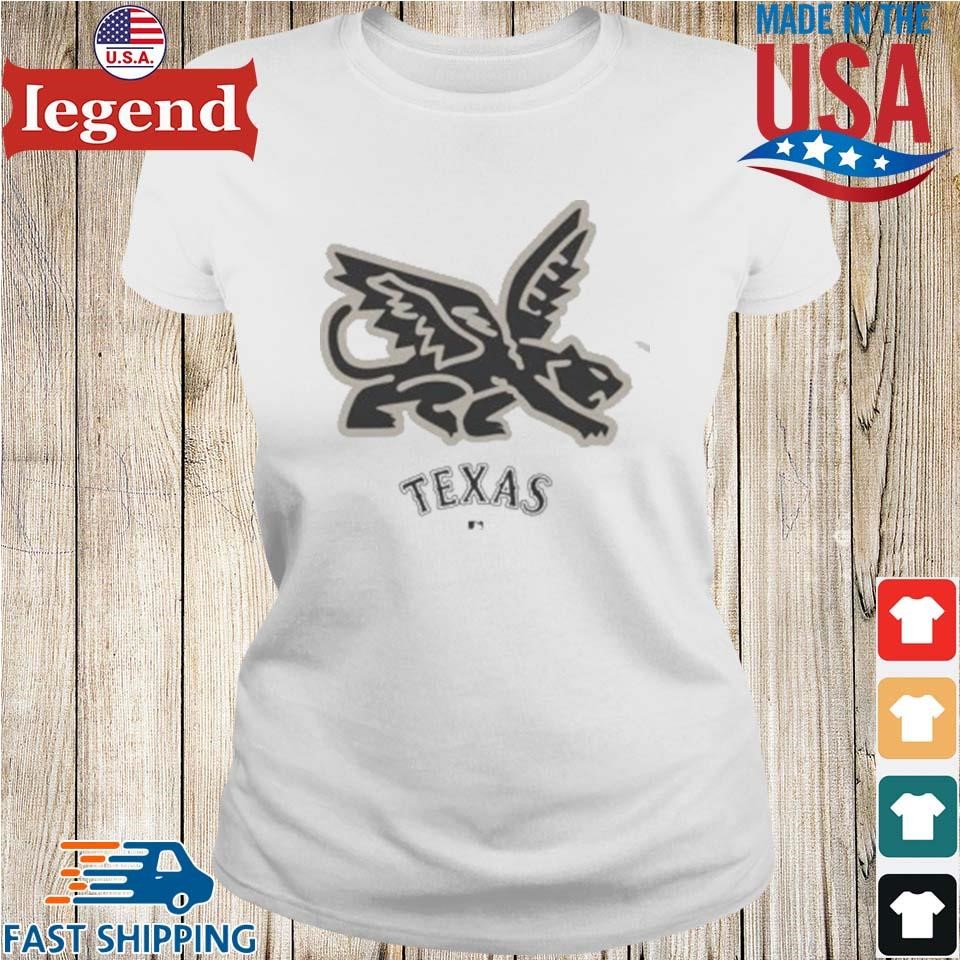 Mlb Men's Texas Rangers Cream 2023 City Connect Large Logo T-shirt,Sweater,  Hoodie, And Long Sleeved, Ladies, Tank Top