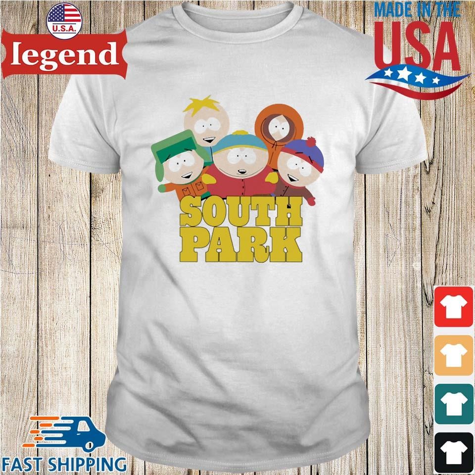 South Park Cartman, Kyle, Stan, and Kenny T-Shirt