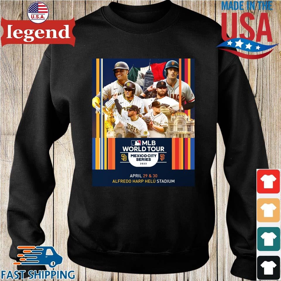 Official Mlb World Tour Mexico City Series 2023 San Diego Padres Vs San  Francisco Giants T-shirt,Sweater, Hoodie, And Long Sleeved, Ladies, Tank Top