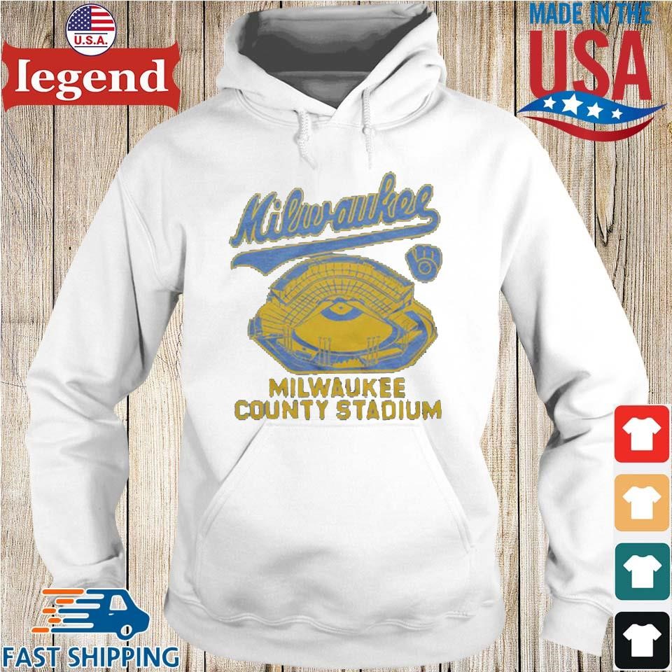 Men's brewers milwaukee county stadium shirt, hoodie, sweater