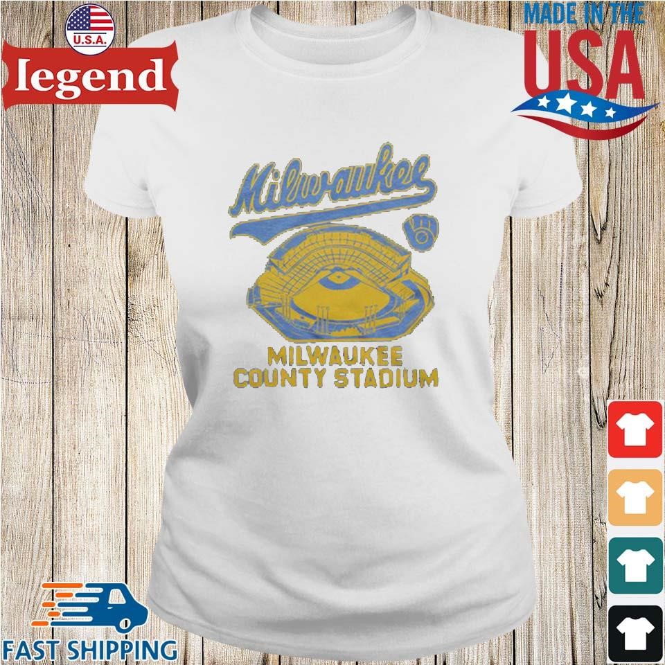 Men's brewers milwaukee county stadium shirt, hoodie, sweater