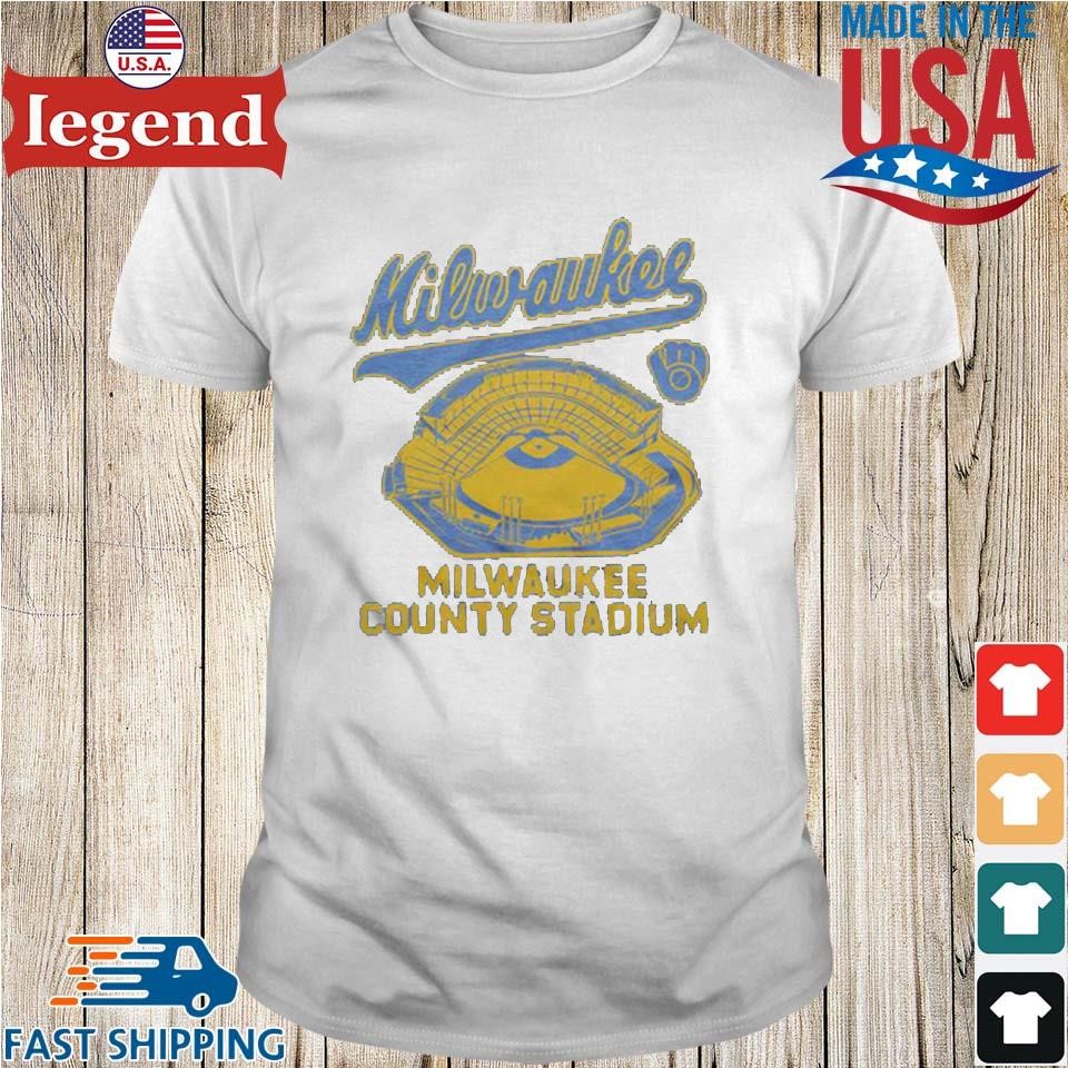 Men's brewers milwaukee county stadium shirt, hoodie, sweater, long sleeve  and tank top