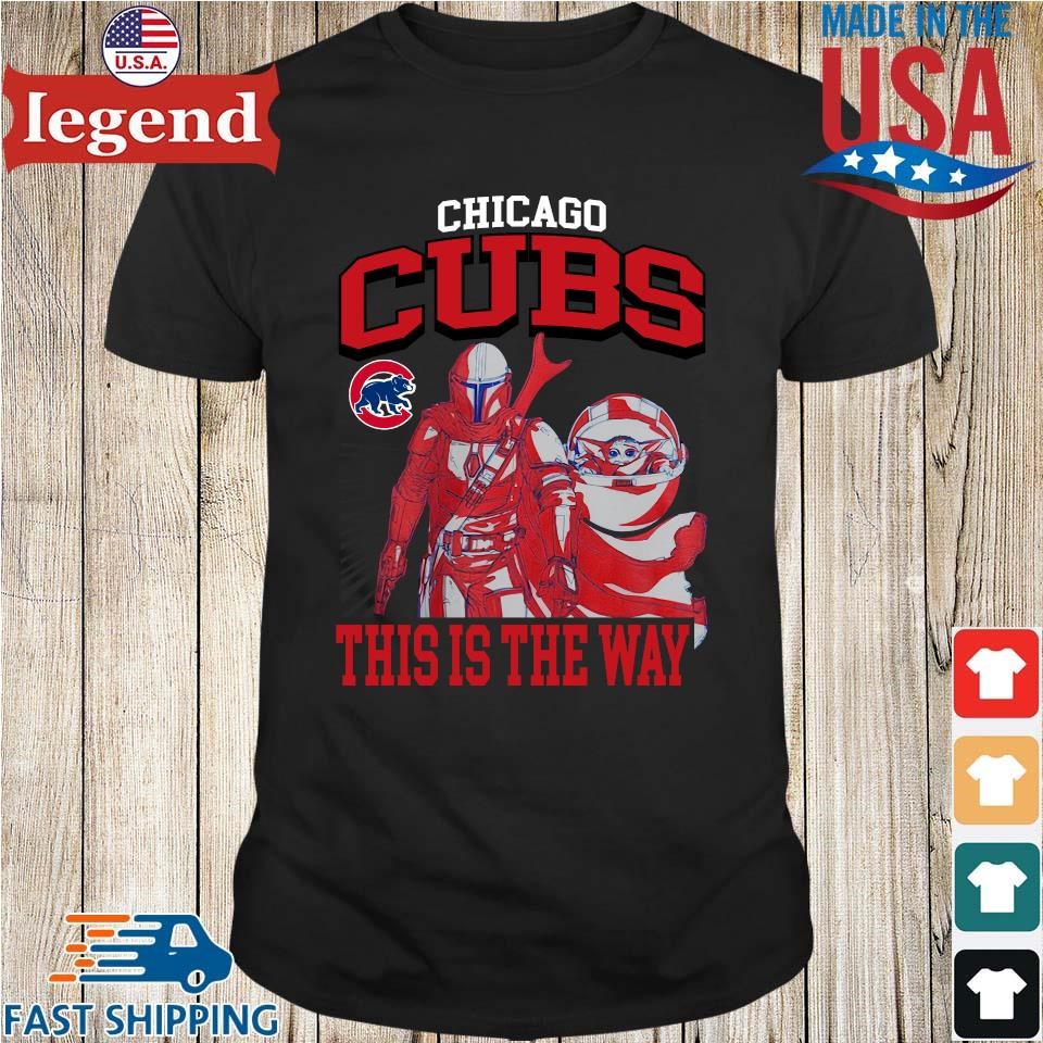 Original Chicago Cubs Star Wars This Is The Way Long Sleeves T