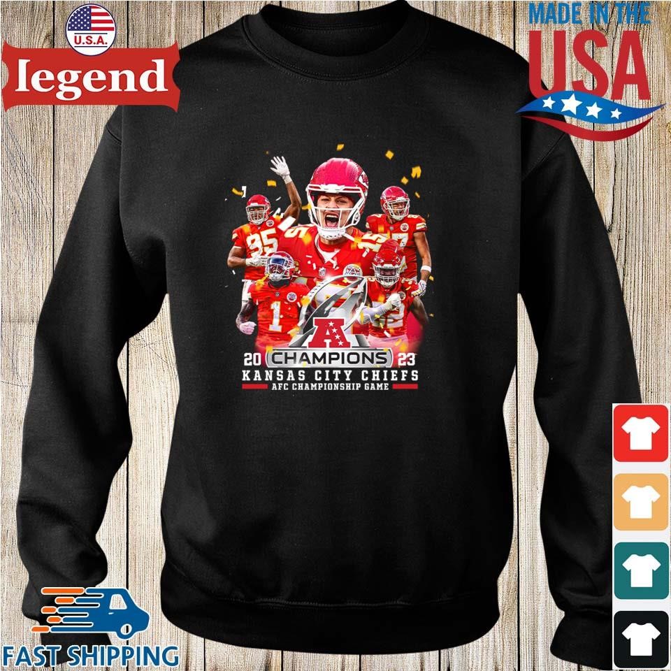 Kansas City Chiefs AFC Championship 2023 NFL Football Shirt, hoodie,  sweater, long sleeve and tank top