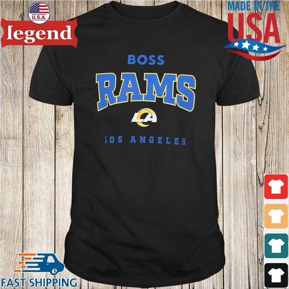 Los angeles rams boss x NFL huddle shirt, hoodie, sweater, long sleeve and tank  top