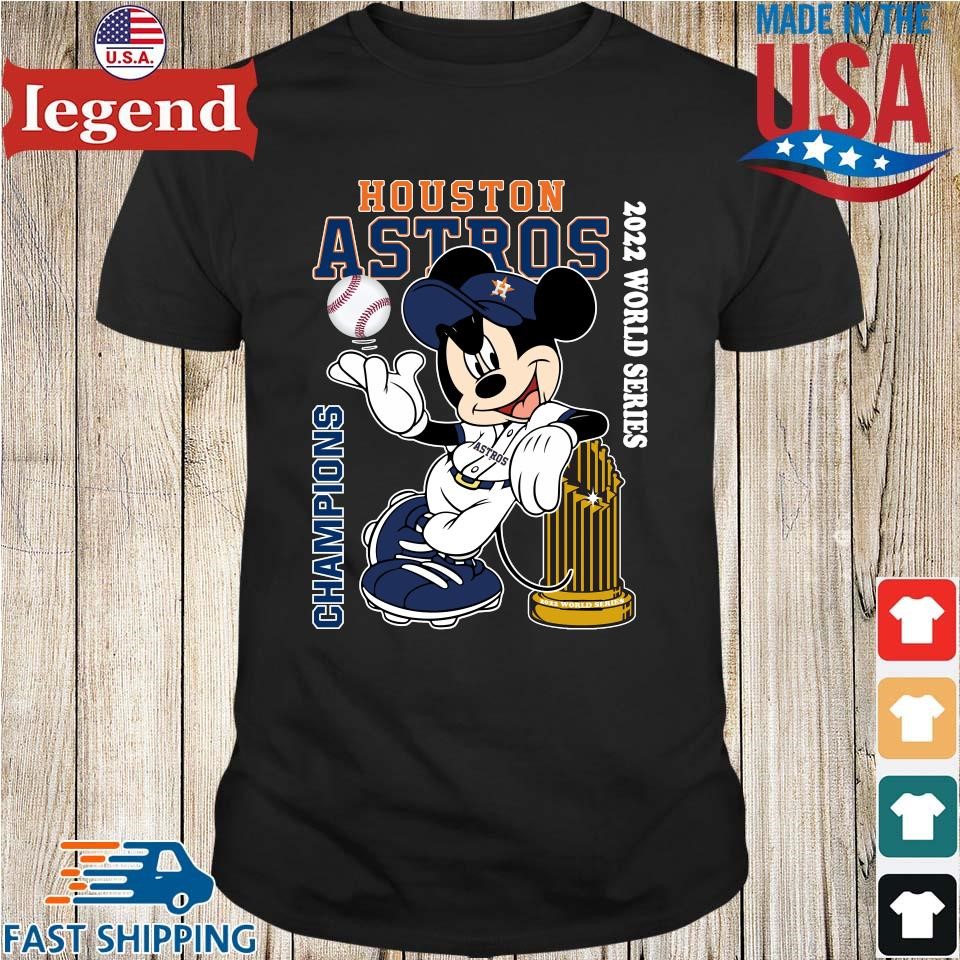 Original Mlb Mickey Mouse Houston Astros 2022 World Series Champions T-shirt,Sweater,  Hoodie, And Long Sleeved, Ladies, Tank Top