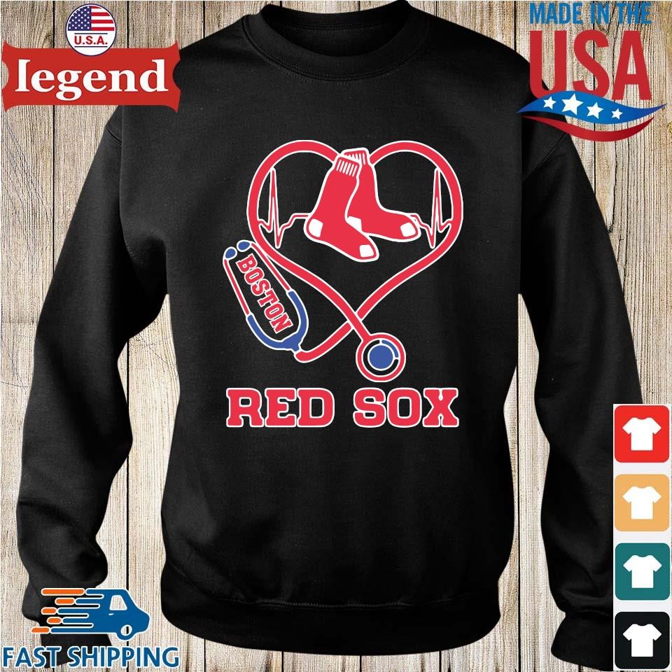 Original Nurse Boston Red Sox Baseball Stethoscope Heartbeat T-shirt,Sweater,  Hoodie, And Long Sleeved, Ladies, Tank Top