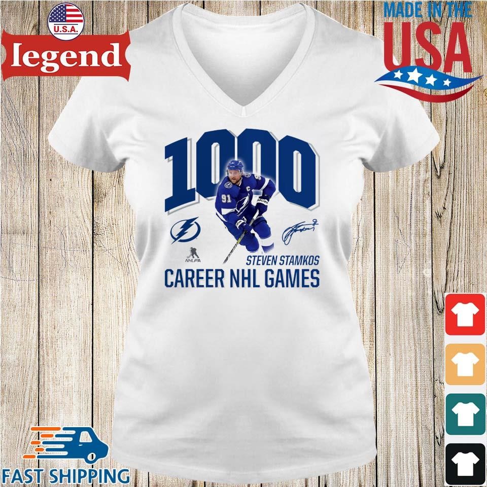 Official steven Stamkos Tampa Bay Lightning 1,000 Career Games