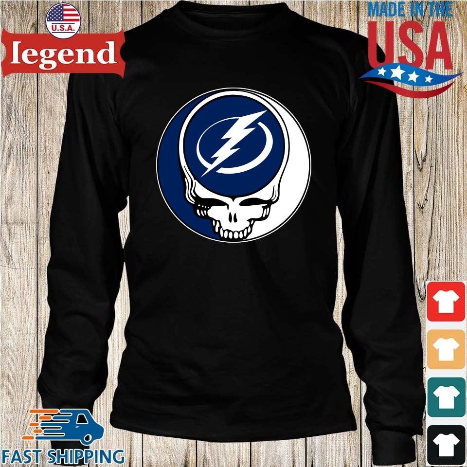 Tampa Bay Lightning Grateful Dead Steal Your Face Hockey NHL Shirt