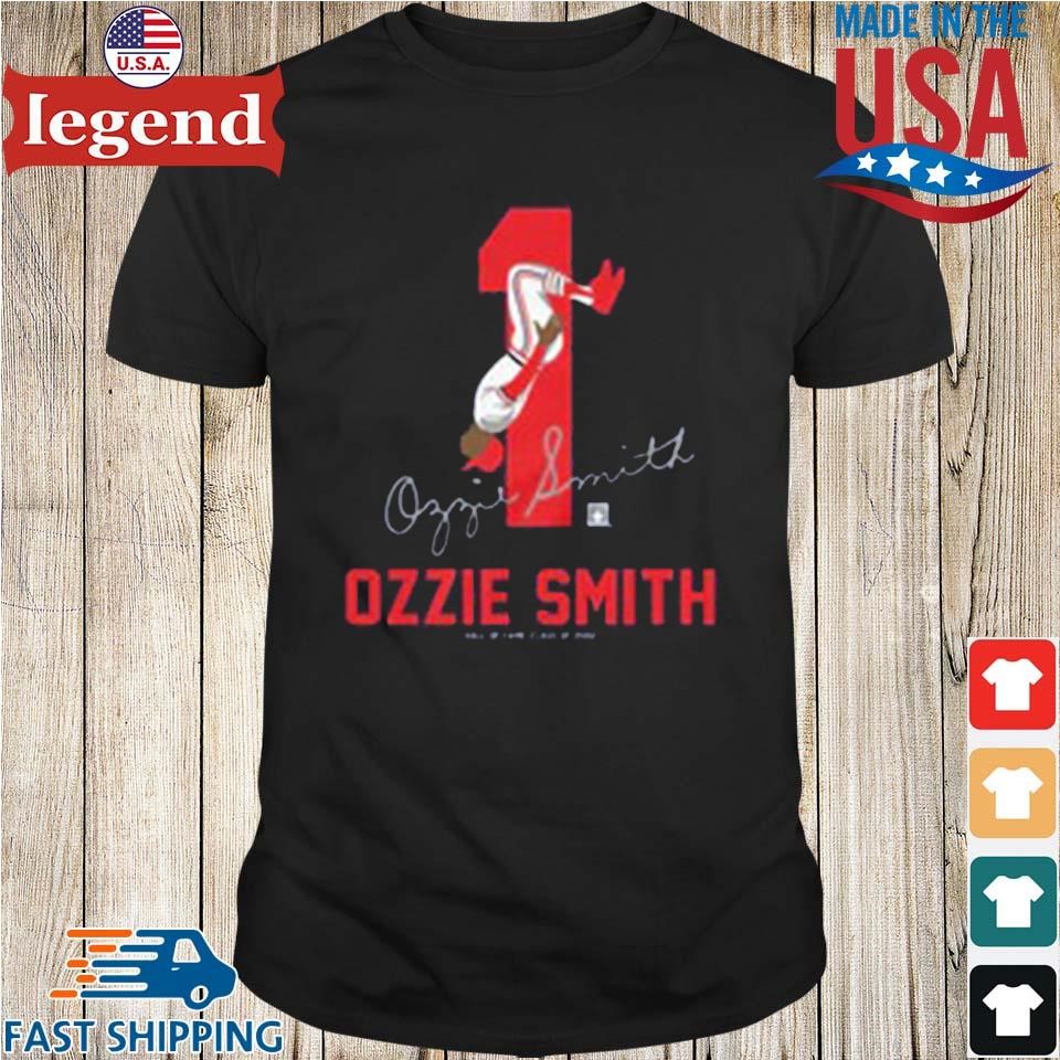 Original Teambrown Ozzie Smith Baseball Hall Of Fame Member