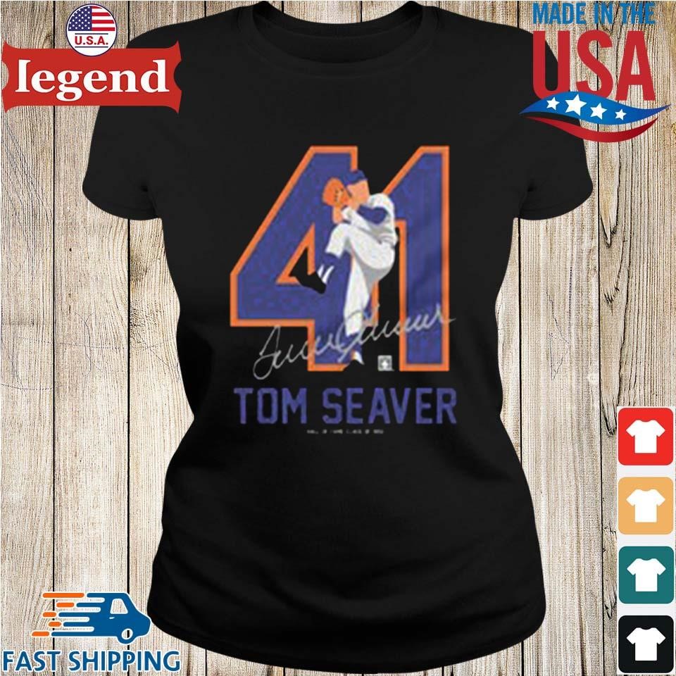 Baseball Hall of Fame Members - Tom Seaver - Silhouette - Unisex T-Shirt, Black / Adult L / T-Shirt