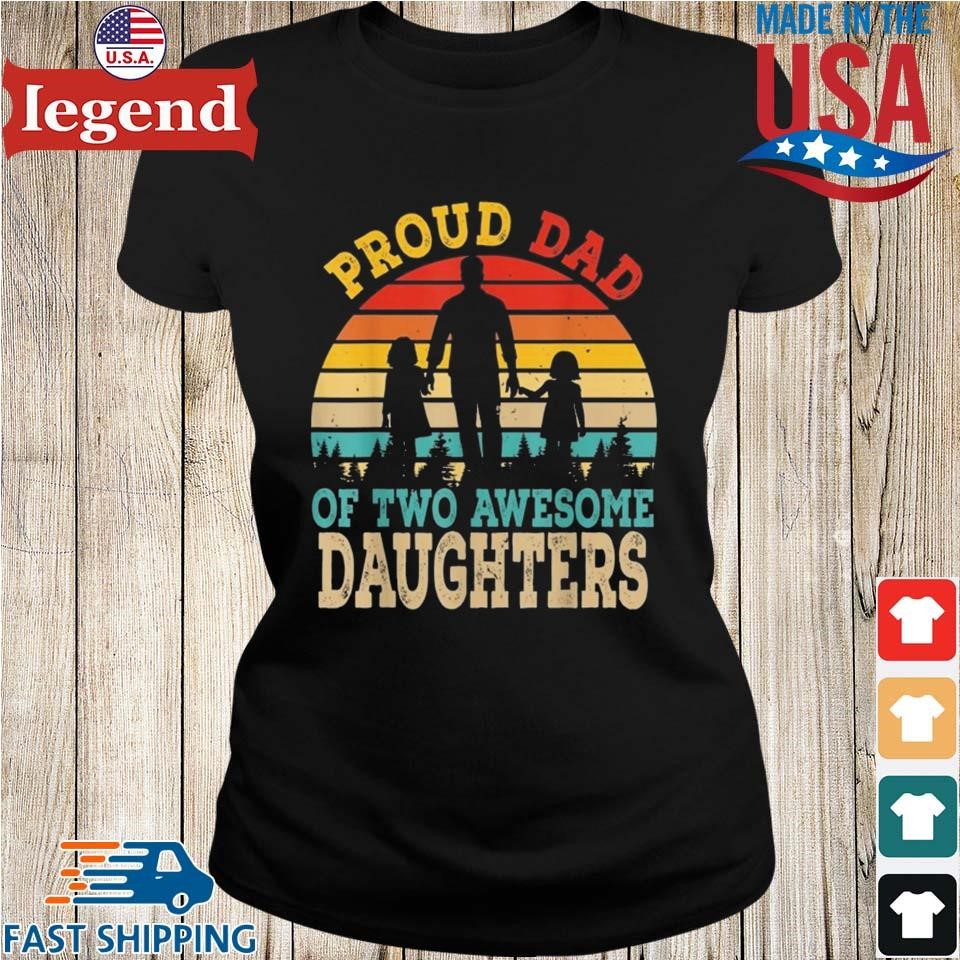 Proud Of Dad Of An Awesome Daughter New Orleans Saints T Shirts