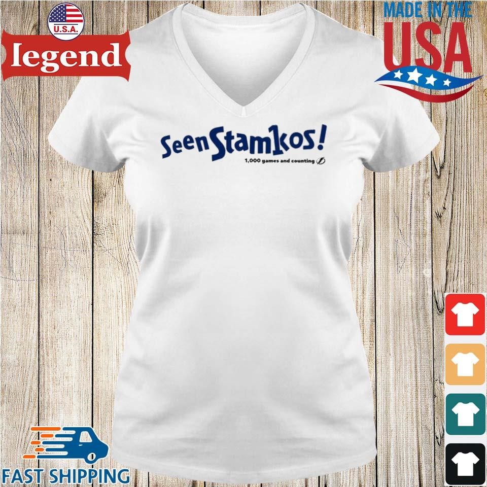 Tampa Bay Lightning Seen Stamkos 1000 Games T-shirt - Myluxshirt News