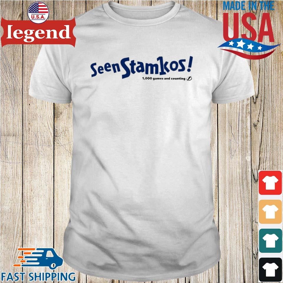 Tampa Bay Lightning Seen Stamkos 1000 Games T-shirt - Myluxshirt News