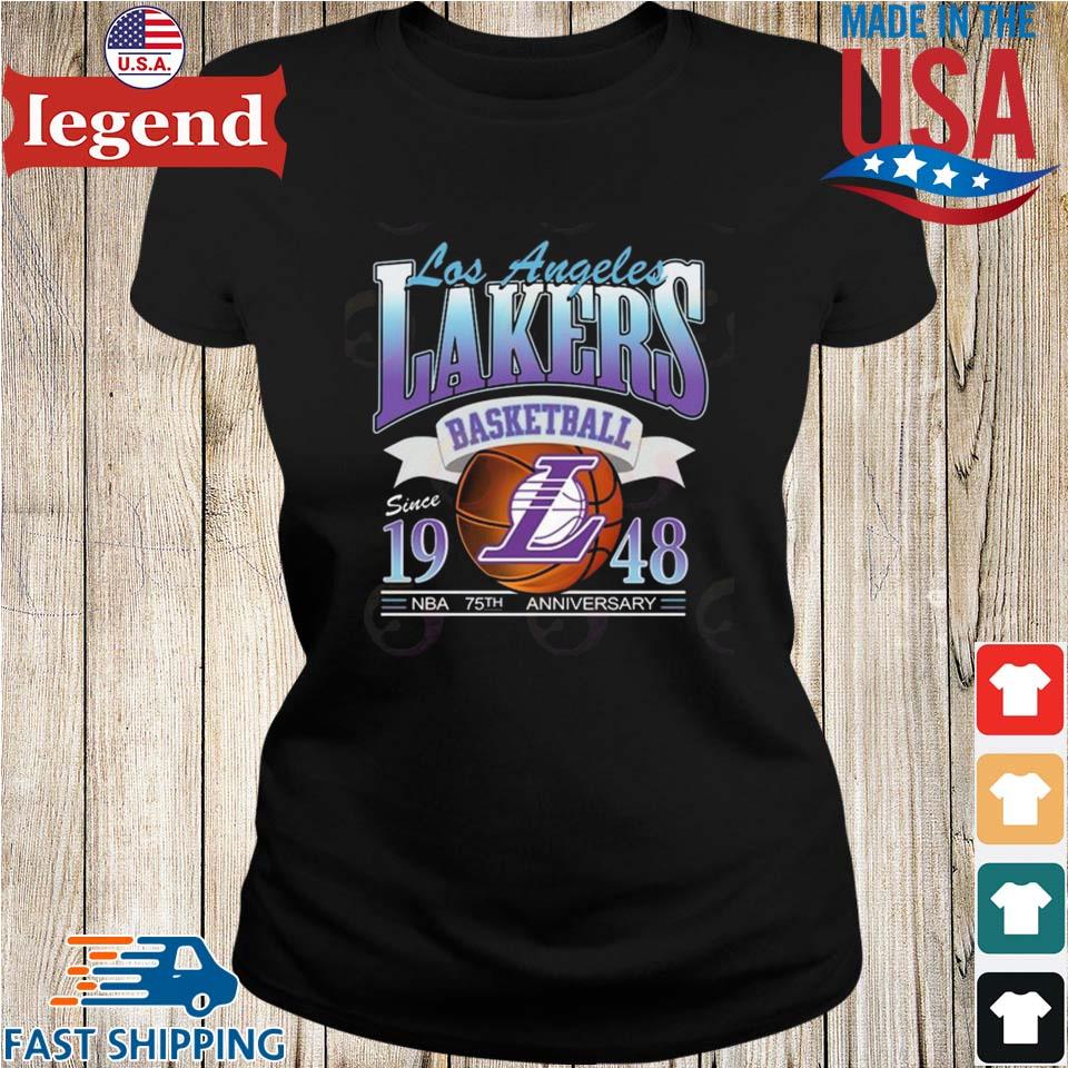 Official Los Angeles Lakers Basketball Since 1948 NBA 75th Anniversary LAL  Fan Unisex T-Shirt, hoodie, sweater, long sleeve and tank top