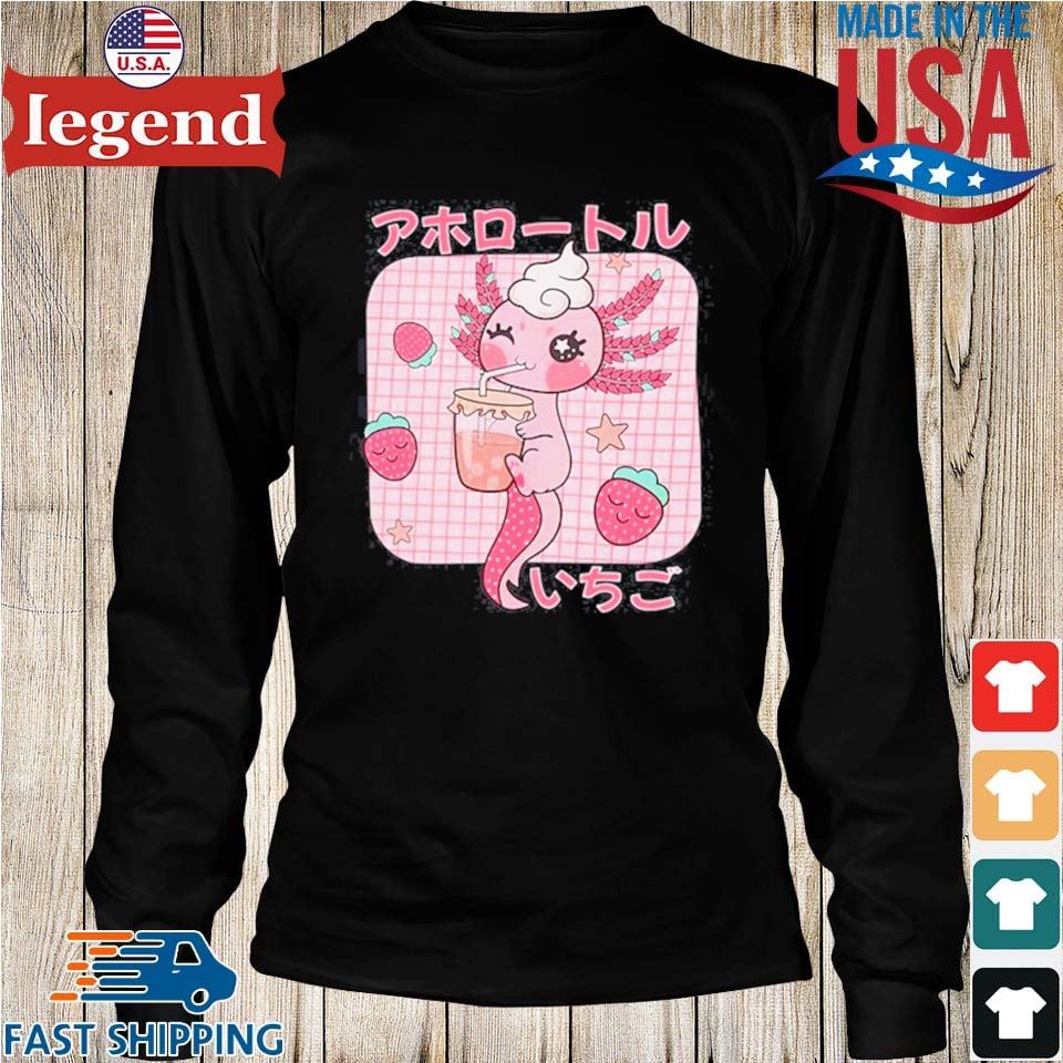 Michelle Otter Strawberry Axolotl T-shirt,Sweater, Hoodie, And Long  Sleeved, Ladies, Tank Top