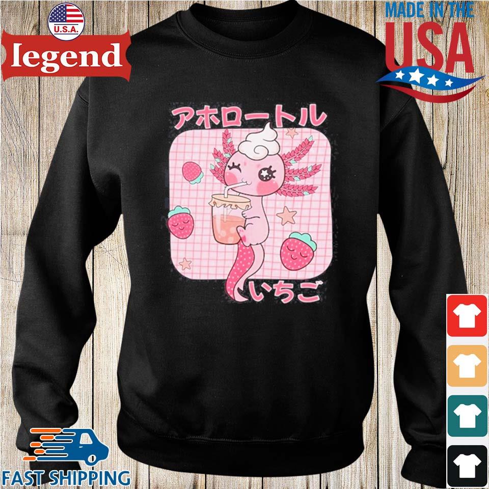 Michelle Otter Strawberry Axolotl T-shirt,Sweater, Hoodie, And Long  Sleeved, Ladies, Tank Top