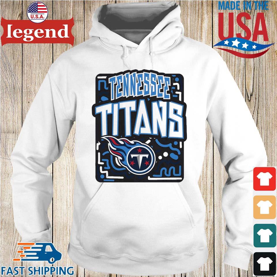 NFL Team Apparel Youth Tennessee Titans Tribe Vibe White T-Shirt