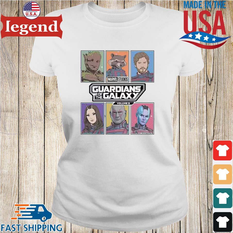 Character Boxes Guardians Of The Galaxy Volume 3 T-shirt