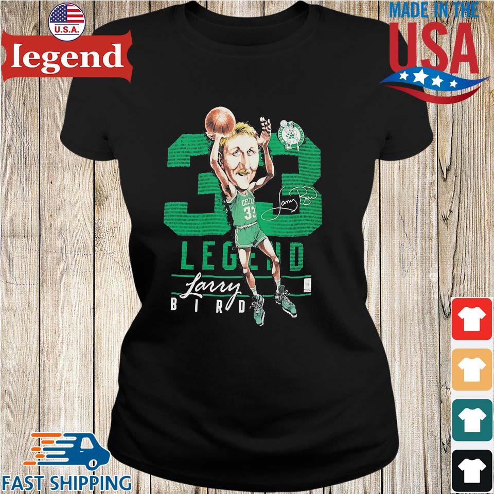 Larry bird best sale caricature t shirt