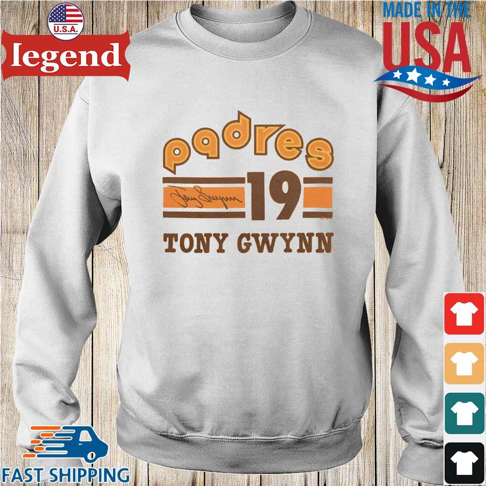 Padres tony gwynn signature jersey shirt, hoodie, sweater, long