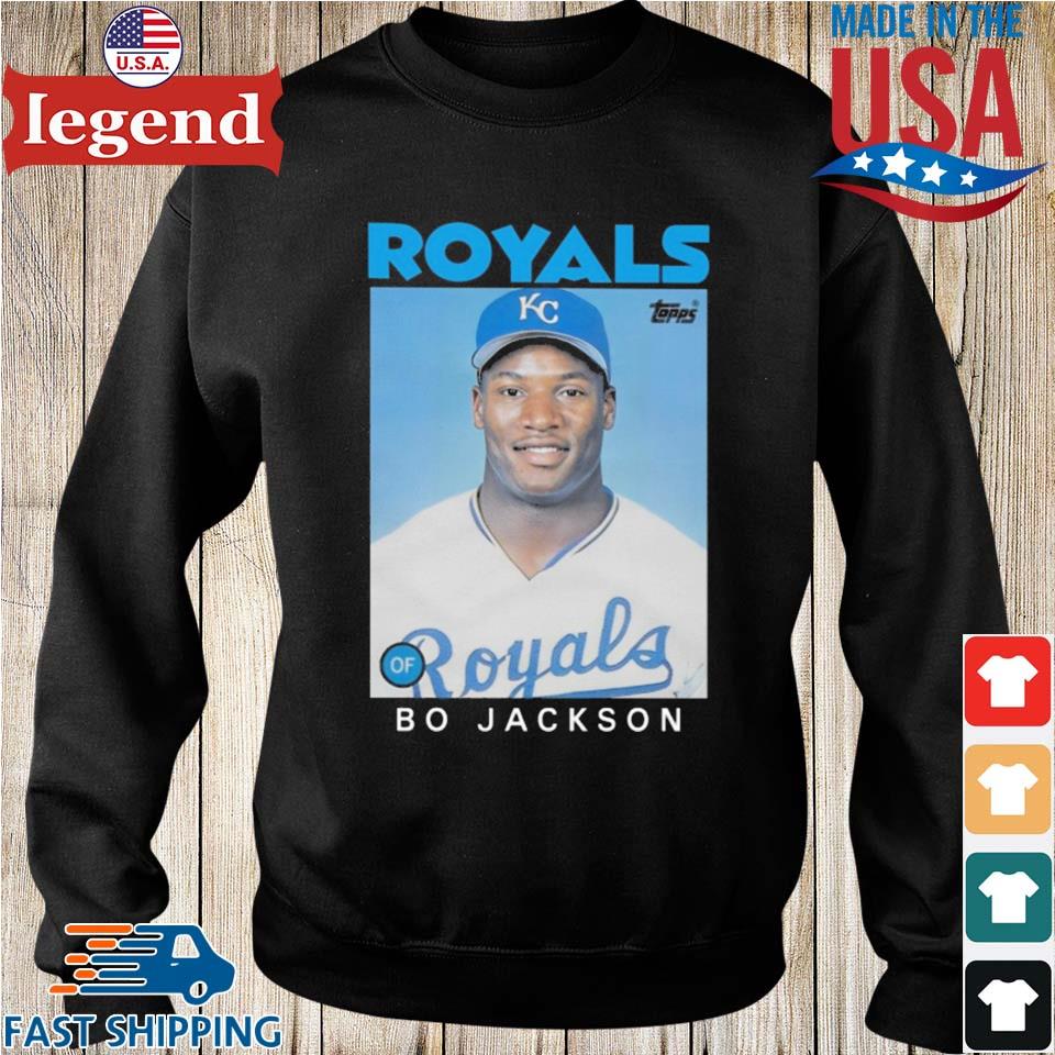 Royals topps bo jackson 2023 shirt, hoodie, sweater, long sleeve and tank  top