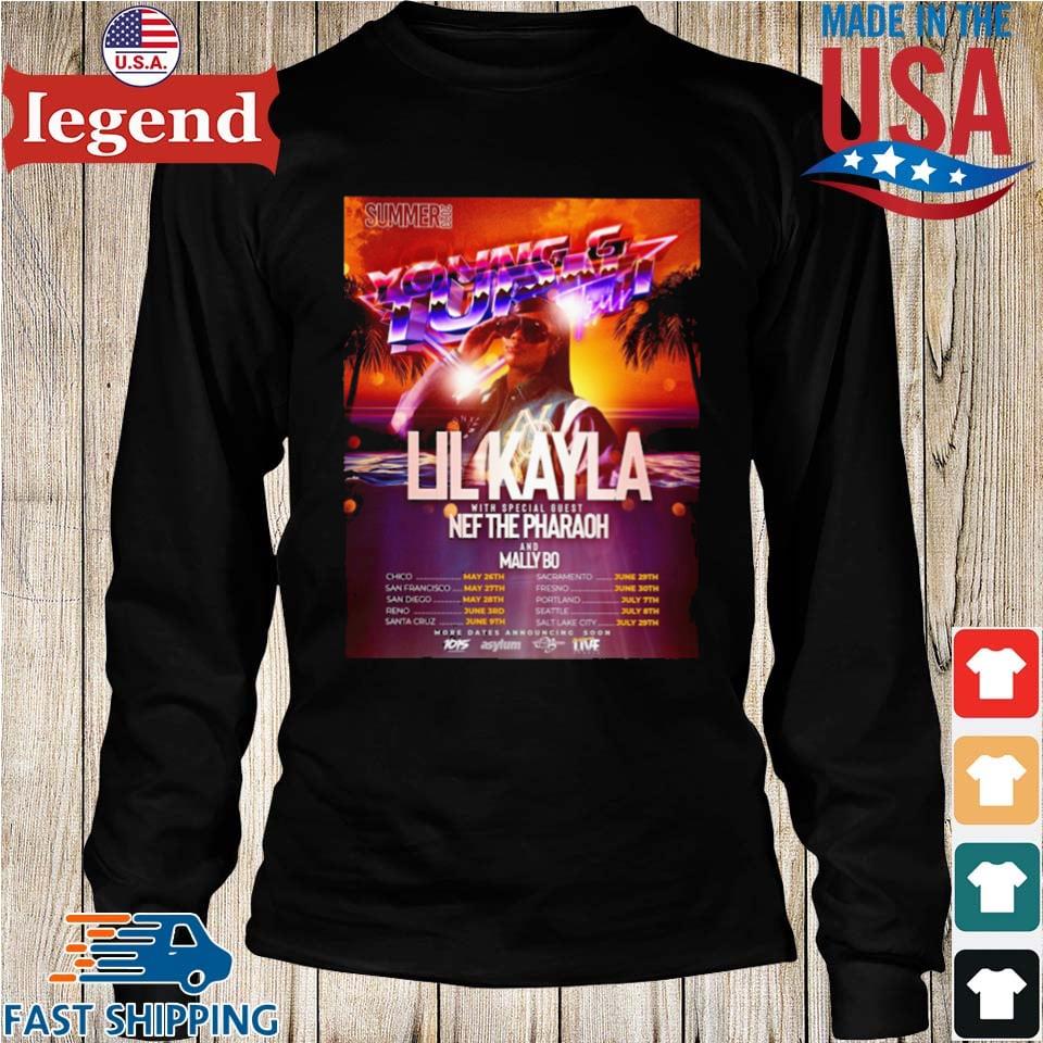 Summer 2023 Young And Turnt Lil Kayla T-shirt,Sweater, Hoodie, And Long  Sleeved, Ladies, Tank Top