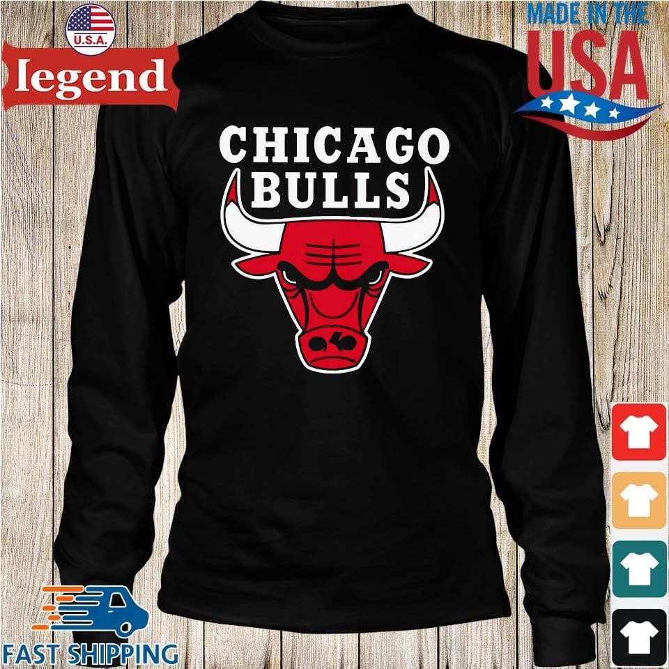Basketball pure cotton Chicago bulls logo printed t shirt for men