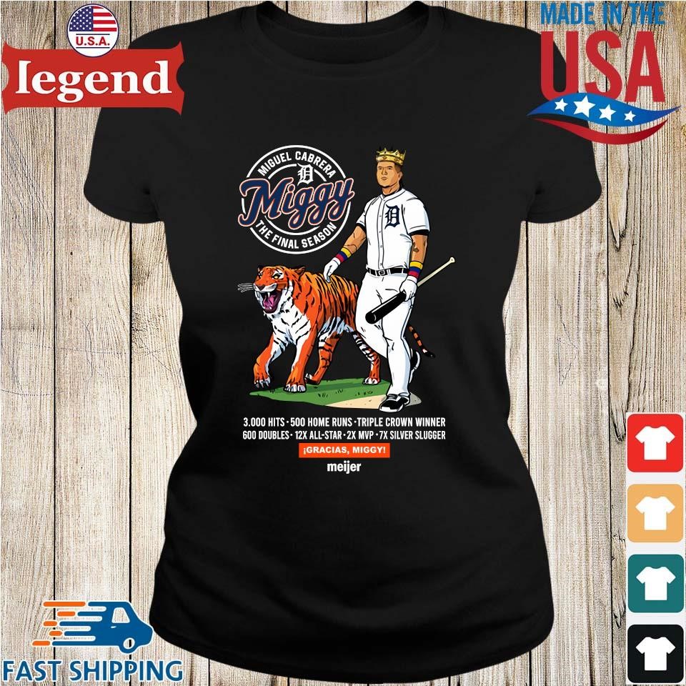 King Miggy Miguel Cabrera The Final Season Shirt, hoodie, sweater, long  sleeve and tank top