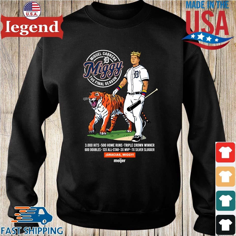 King Miggy Miguel Cabrera The Final Season Shirt, hoodie, sweater and long  sleeve