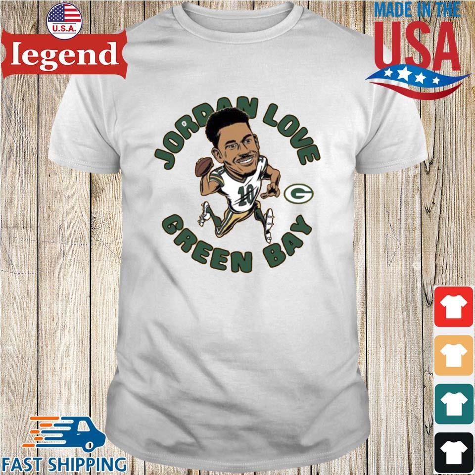 Green Bay Packers Go Pack Go All You Need Is Love Jordan 10 Shirt