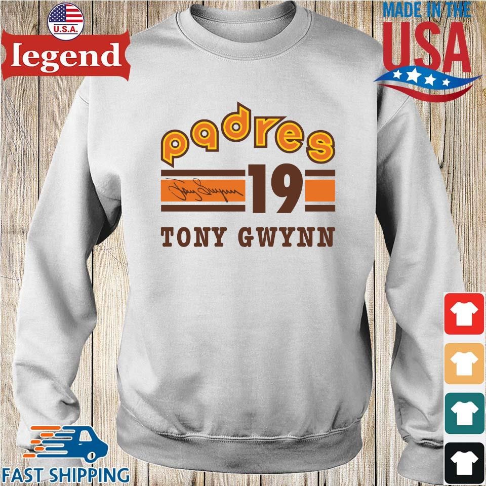 Tony Gwynn Signature Tee S Gray