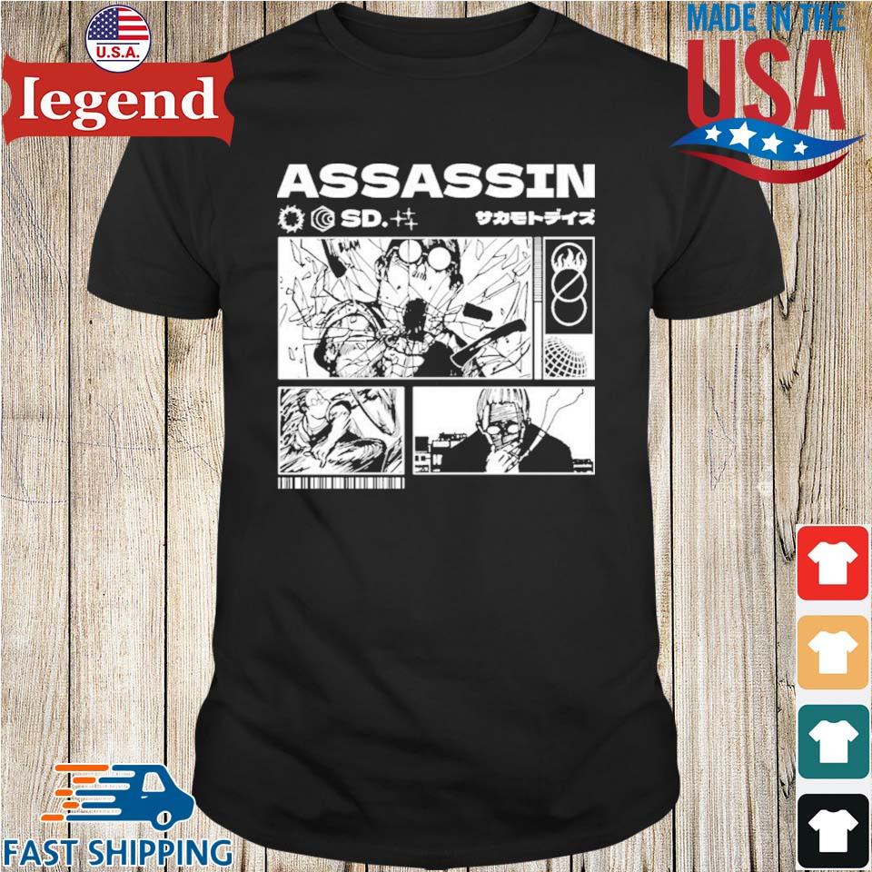 Assassin Sakamoto Days Art T-shirt,Sweater, Hoodie, And Long