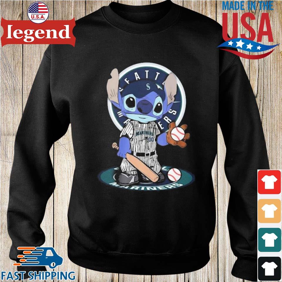 Baby Stitch Seattle Mariners Baseball Logo 2023 Shirt