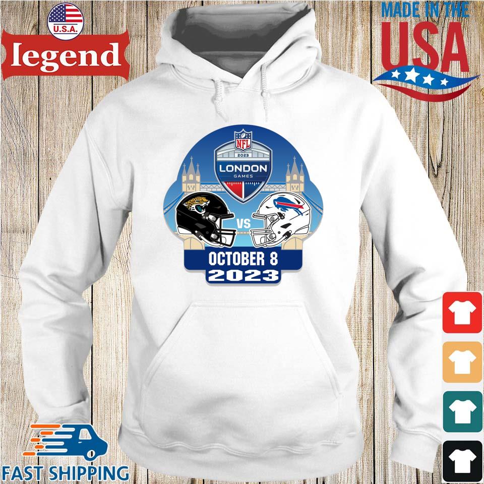 Buffalo Bills Women's Soft Royal and Gray Hoodie