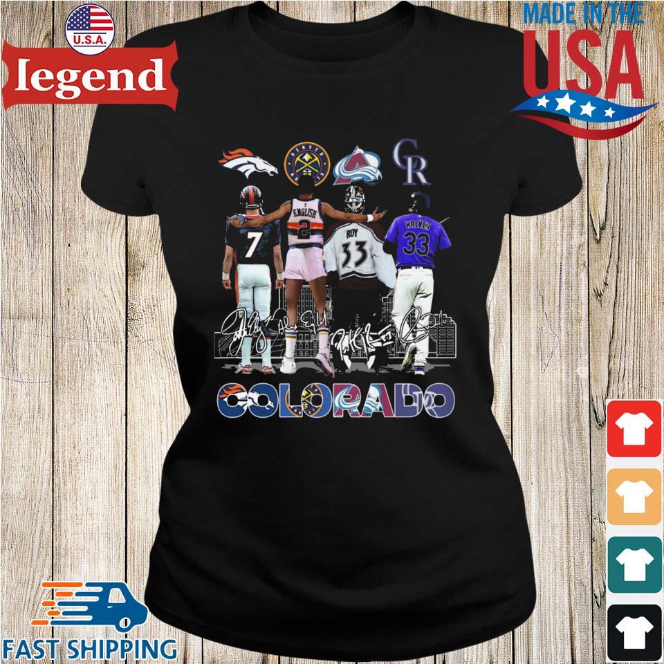 Colorado Sports John Elway Alex English Patrick Roy And Walker