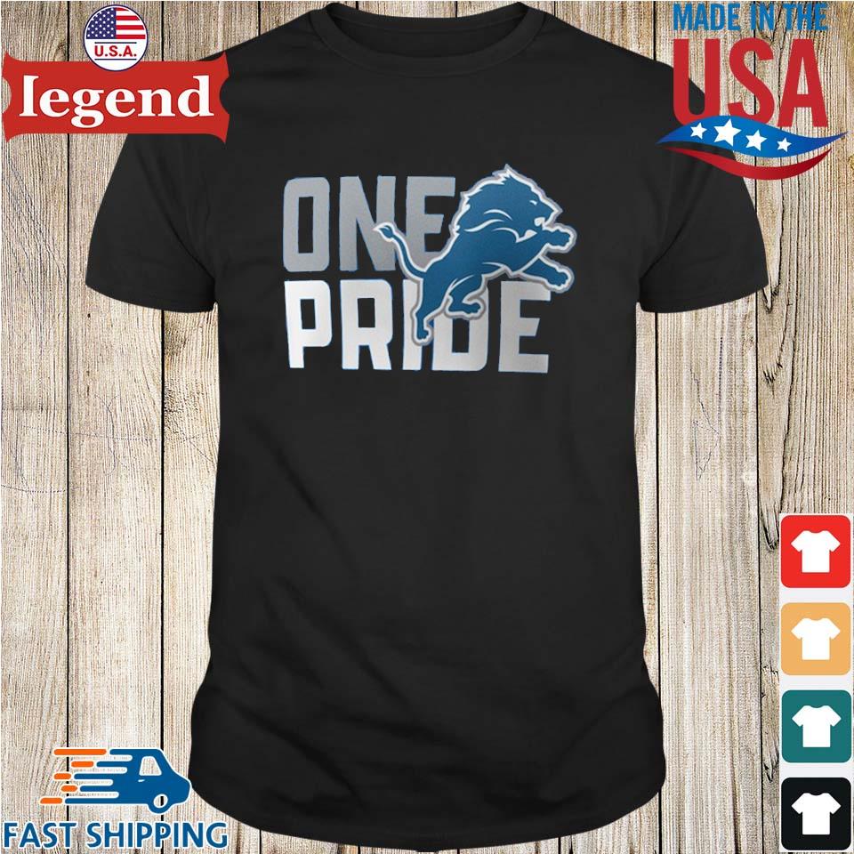 Detroit Lions One Pride T-shirt,Sweater, Hoodie, And Long Sleeved