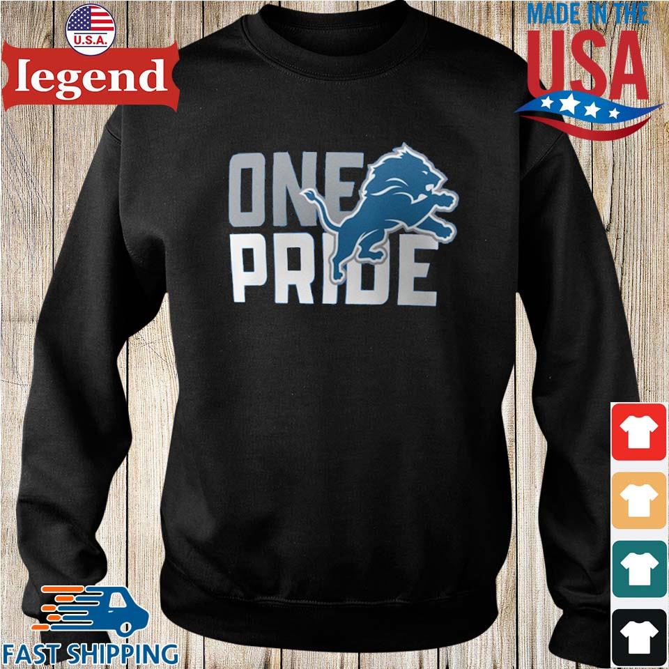 Detroit Lions One Pride logo shirt, hoodie, sweater, long sleeve and tank  top