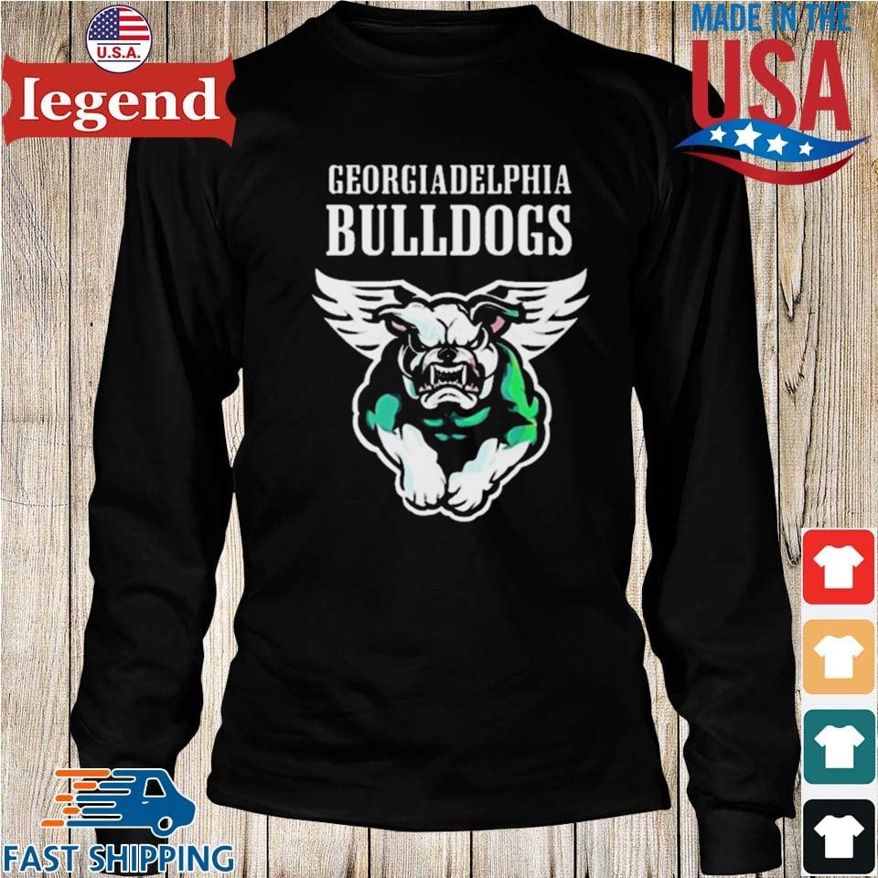 Georgia Delphia Philadelphia Eagles And Georgia Bulldogs Shirt