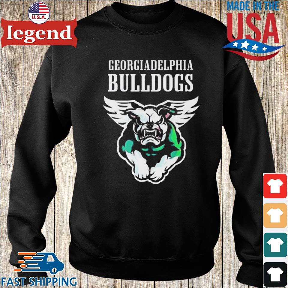 Georgia Delphia Philadelphia Eagles And Georgia Bulldogs Shirt