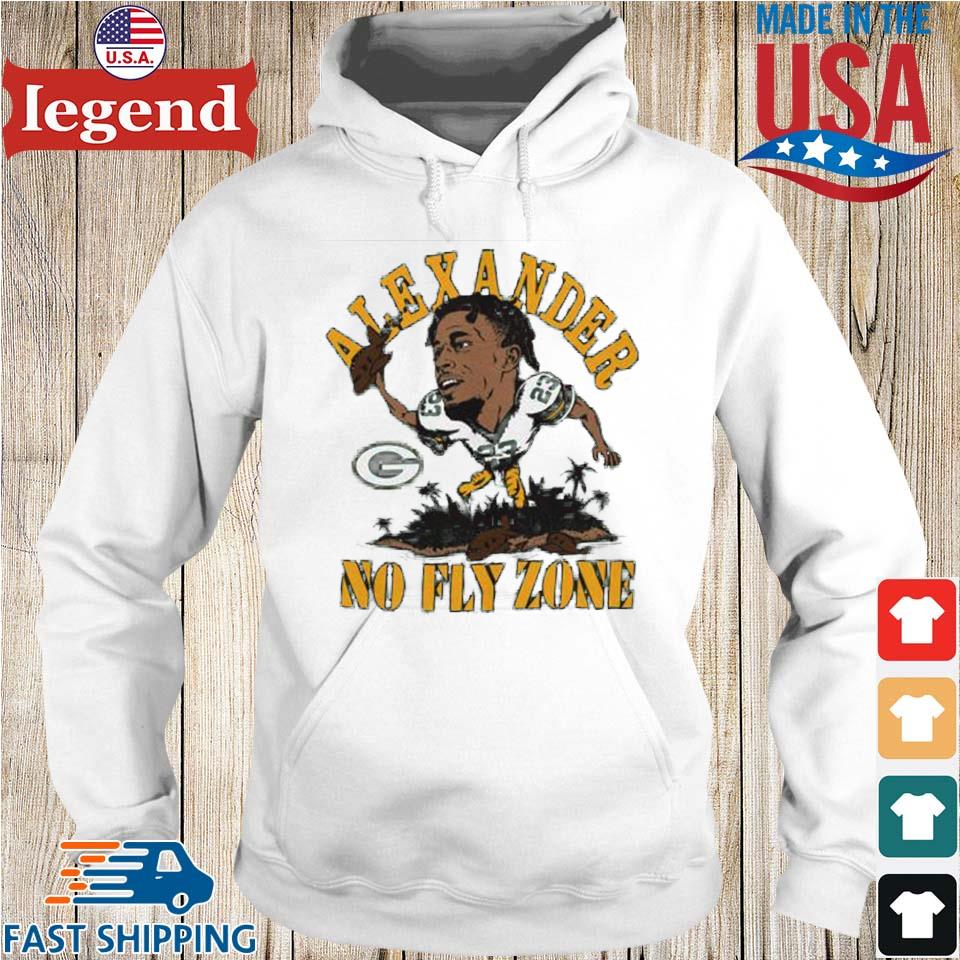 Design Green Bay Packers Jaire Alexander island 23 no fly zone t-shirt,  hoodie, sweater, long sleeve and tank top