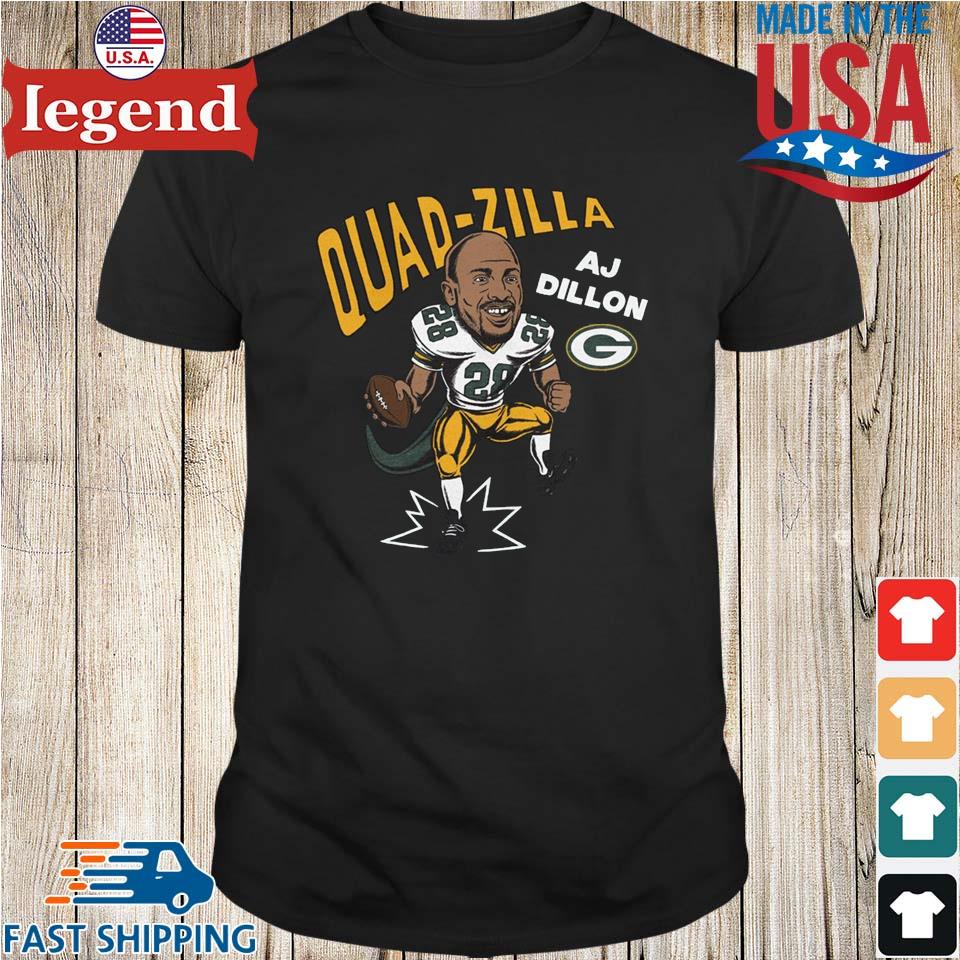 Green Bay Packers AJ Dillon Quadzilla T-Shirt